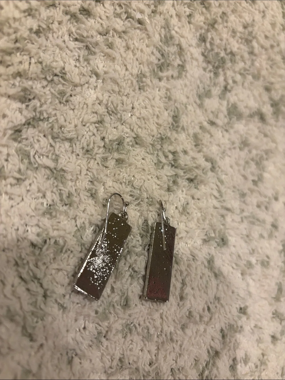 Southwest Santa Fe Styled Desert Cactus Pierced Resin Earrings NWT 1.50”